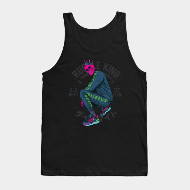 Kings of the Rubble Skull Tank Top by TOKEBI